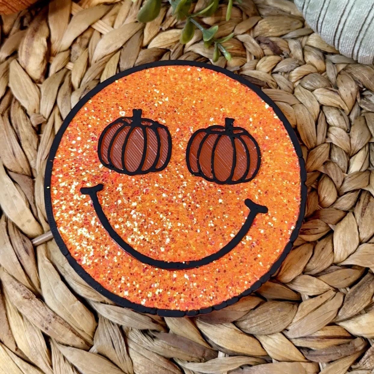 Smiley with Pumpkin Eyes