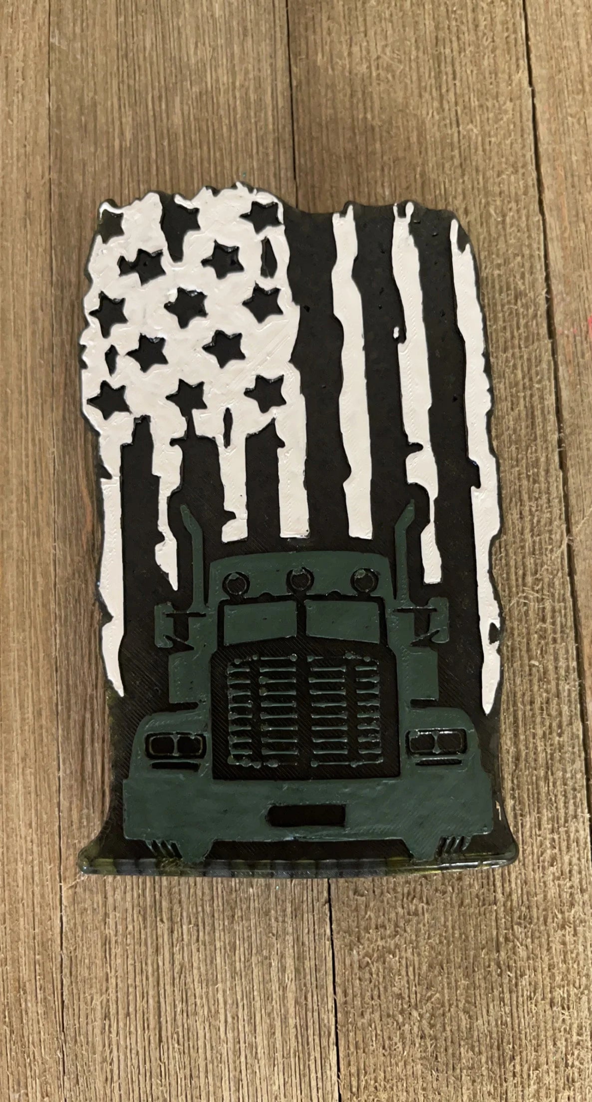 Big Rig and Flag