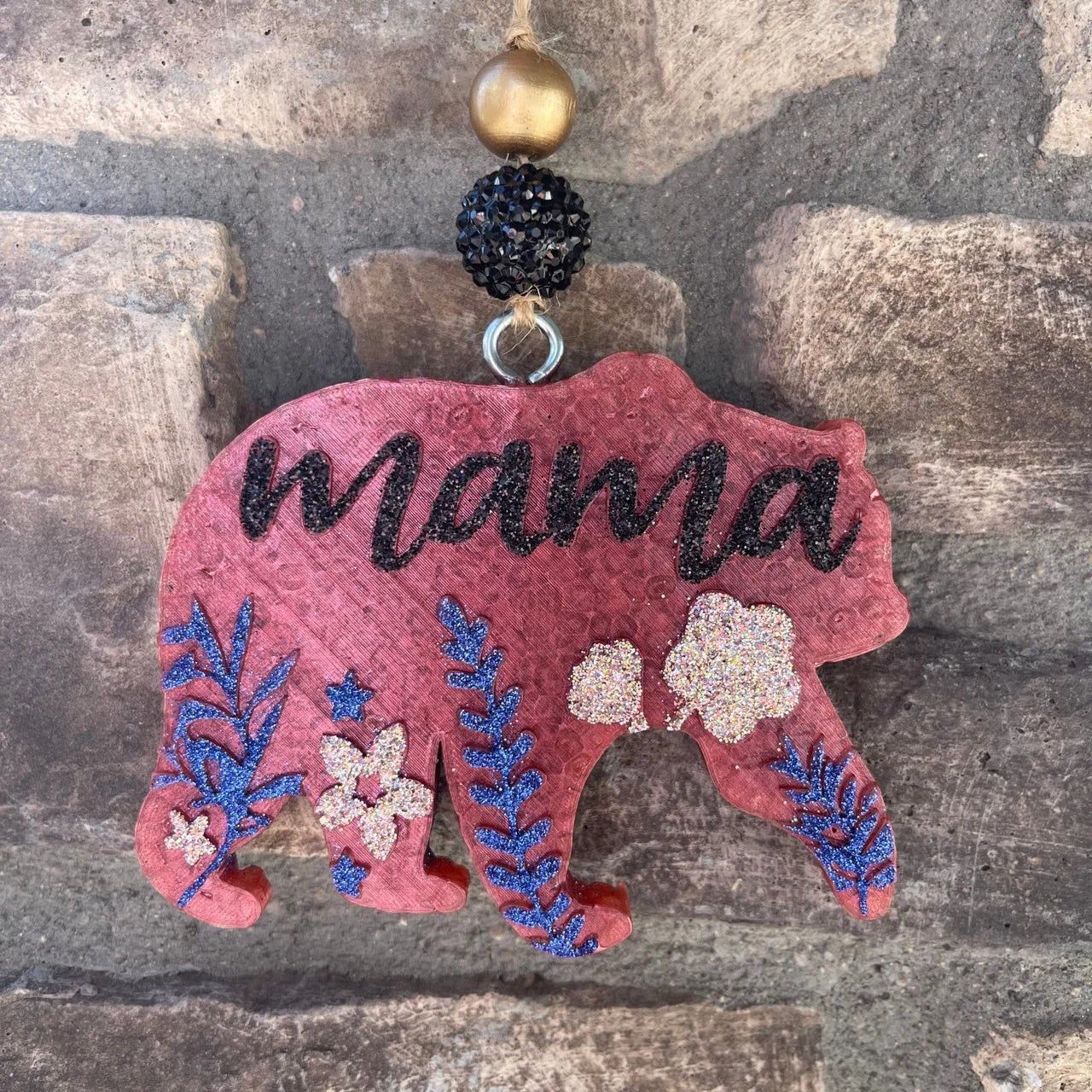 MAMA Bear with Flowers
