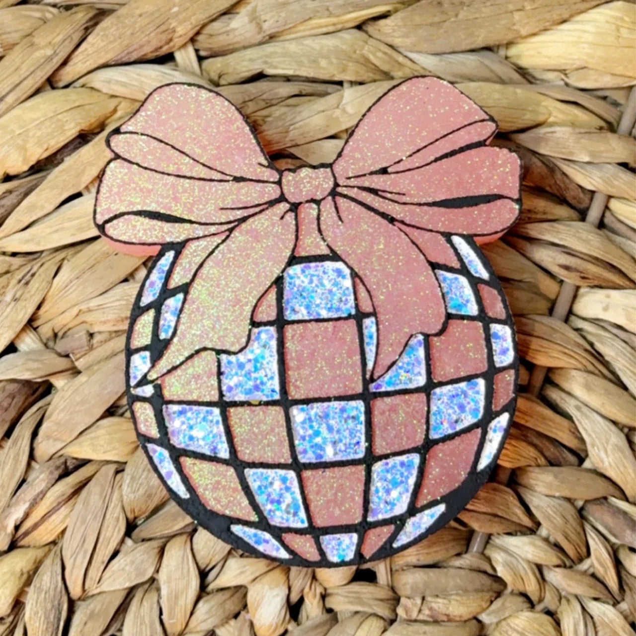 Disco Ball with Bow