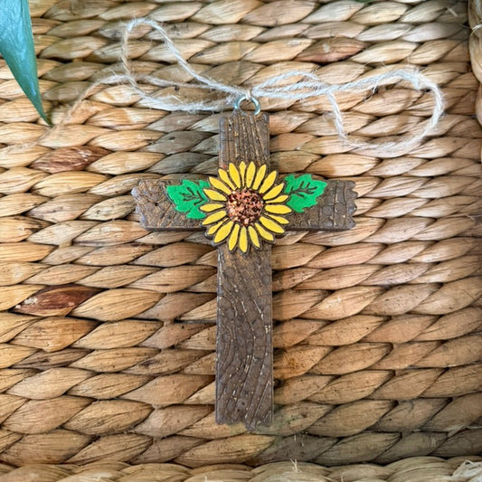 Sunflower Cross