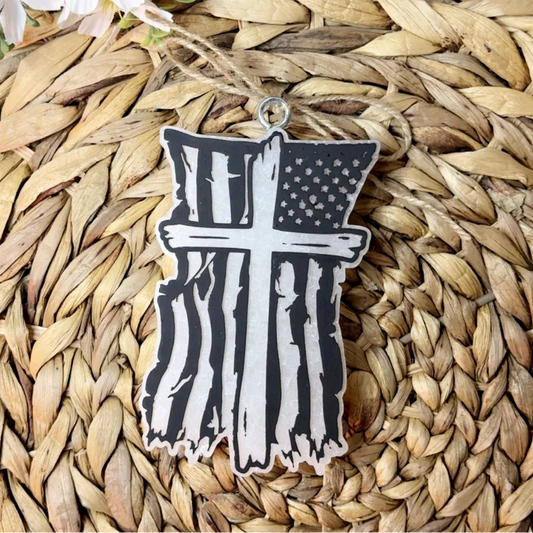 Cross & Flag