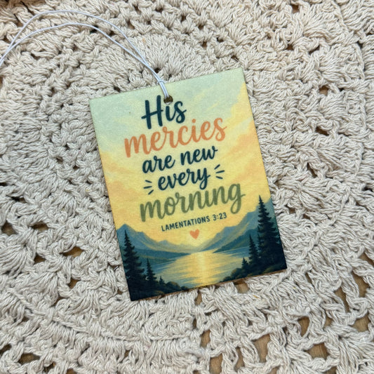Felt Freshie - His Mercies are New