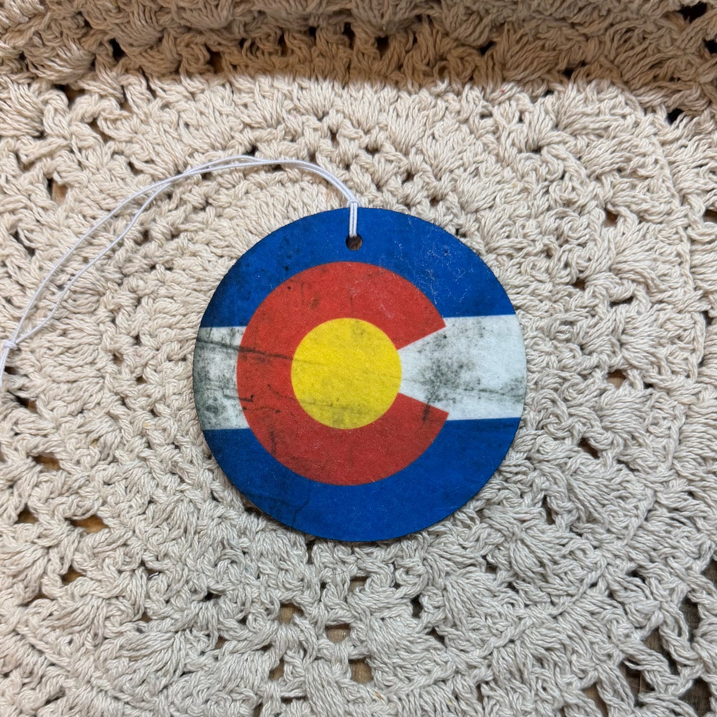 Felt Freshie - Grunge Colorado Flag