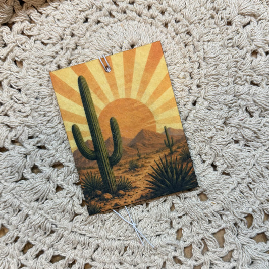 Felt Freshie - Western Sunset