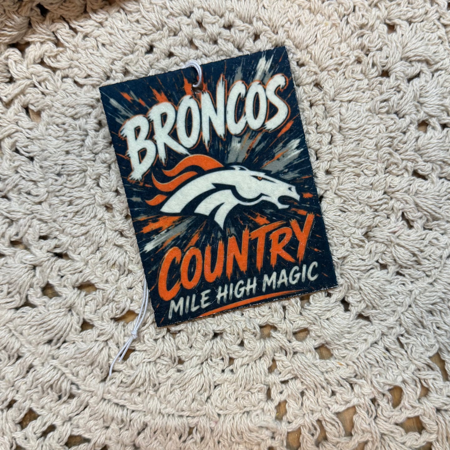 Felt Freshie - Broncos Country